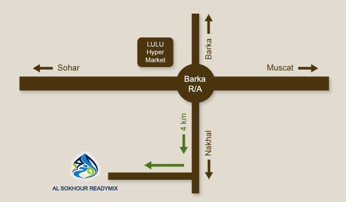 Map to Al Sokhour